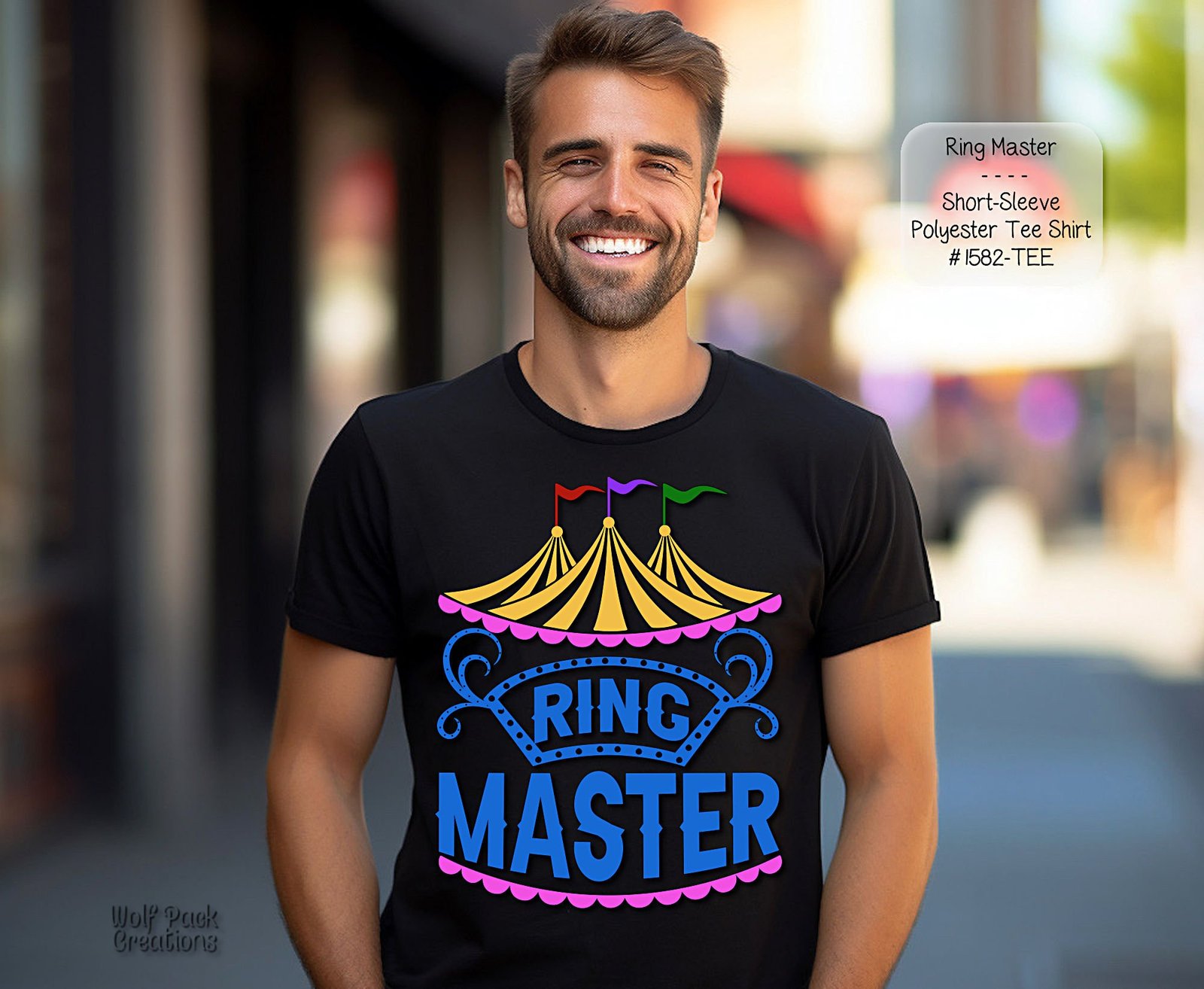 Beautiful Short Sleeve Shirt: Ring Master