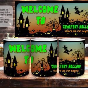 Beautiful Ceramic Mug featuring Cemetery Hollow