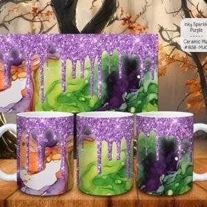 Charming Purple Slime Coffee Mugs for Every Sip