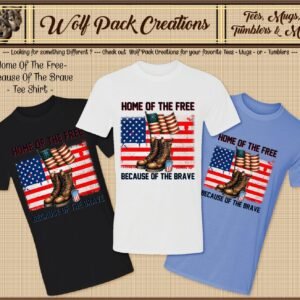 Beautiful Short Sleeve T-Shirt thanks to the Military