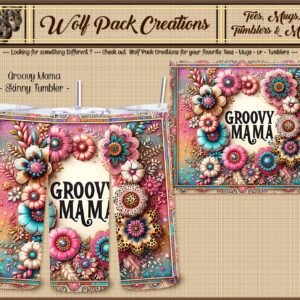 Fascinating Skinny Tumbler for the Groovy Mama