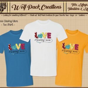 Beautiful Short Sleeve T-Shirt for Moms who Sew