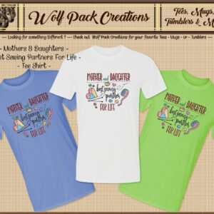 Beautiful Short Sleeve T-Shirt for Sewing Partners