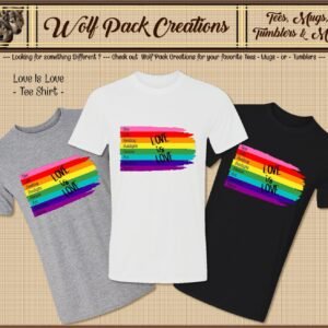 Short Sleeve Shirt: Love is Love