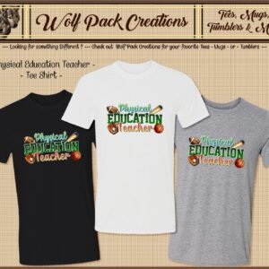 Comfortable Short Sleeve T-Shirt for the Gym Teacher