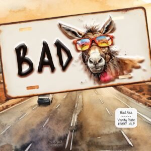 Bad Ass License Plate
