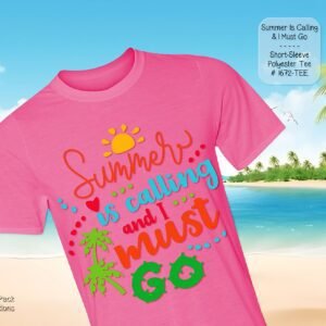 Beautiful Short Sleeve Shirt: The Beach is Calling