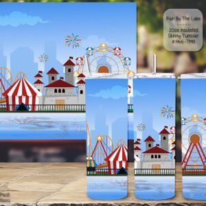 The Perfect Summer Fair Companion: 20 Ounce Insulated Skinny Tumbler