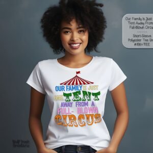 Beautiful Short Sleeve Shirt: Family Circus