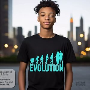 Beautiful Short Sleeve Shirt: Evolution of a Surfer