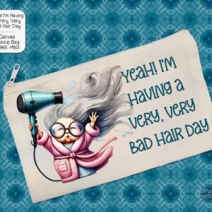 Bad Hair Day Zipper Pouch