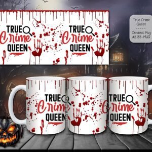Stylish Ceramic Coffee Mugs for True Crime Lovers