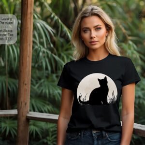 Beautiful Short Sleeve Shirt for Cat Lovers