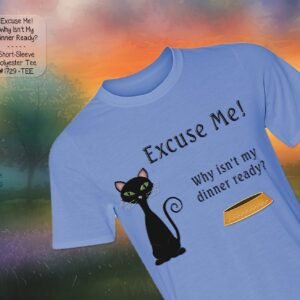 Cute Short Sleeve Shirt: Where's My Cat Food