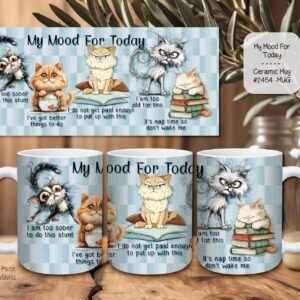 Stylish Ceramic Coffee Mugs for Cat Lovers