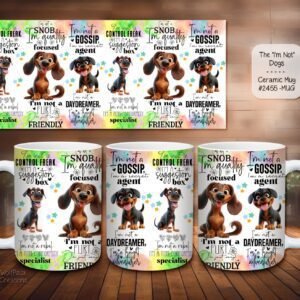 Stylish Ceramic Coffee Mugs for Dog Lovers
