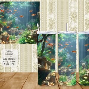 Beautiful Skinny Tumbler for Goldfish Aquarium Enthusiasts