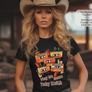 Beautiful Short Sleeve Shirt: Play Me Some Toby Keith