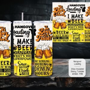 Insulated Stainless Steel Tumbler for Hangover Relief