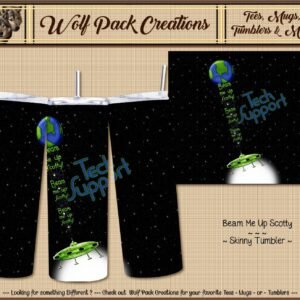 Beautiful Tech Support Skinny Tumbler