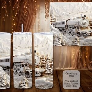Explore Our Carved Ivory Train Skinny Tumbler