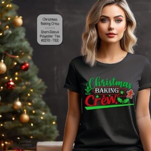 Unisex Short Sleeve Polyester Shirt for Baking Enthusiasts