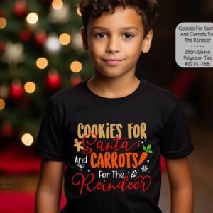 Cheerful and Festive Short Sleeve Shirt for All Ages