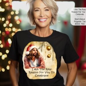 Beautiful Short Sleeve Shirt: I Am the Real Reason to Celebrate