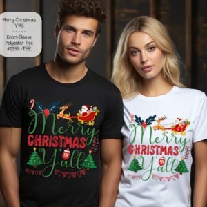 Celebrate the Season with Our Merry Christmas Y'all Shirt