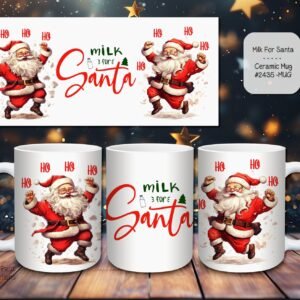 Perfect Ceramic Holiday Coffee Mugs to Leave Milk for Santa