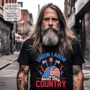 Short Sleeve Shirt: Union Labor Built this Country