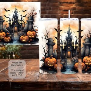 Beautiful Skinny Tumbler: Across the Dark Waters