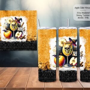 The Perfect Stainless Steel Skinny Tumbler for Your Apple Cider Mimosa