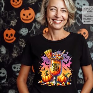 Candy Corn Vodka Short Sleeve Shirt: Perfect for Any Occasion