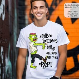 Zombie-Themed Short Sleeve Shirt: A Halloween Essential