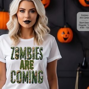 Zombie-Themed Short Sleeve Shirt: A Halloween Essential