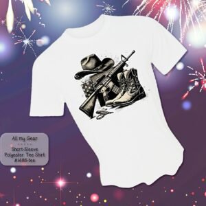 Beautiful Short Sleeve Shirt featuring All My Gear