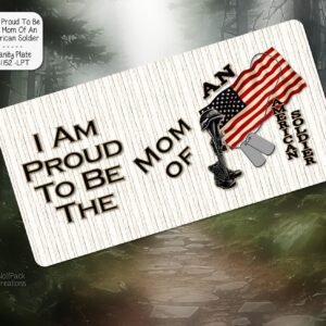 American Soldier License Plate