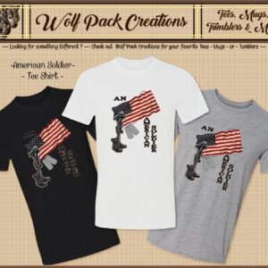 Beautiful Short Sleeve T-Shirt for the American Soldier