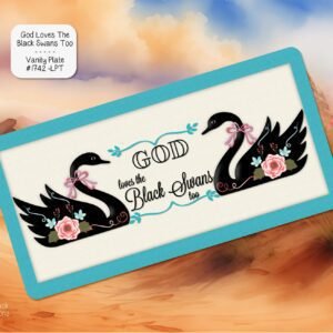 Black Swans License Plate