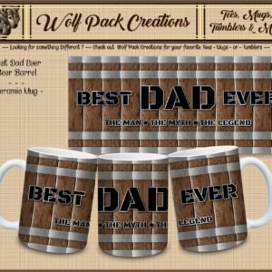 Best Dad Ever, Beautiful Ceramic Mug