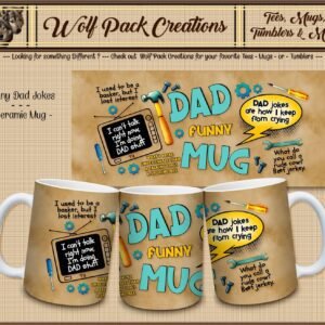 Funny Dad Jokes, Beautiful Ceramic Mug