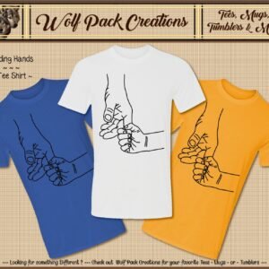 Father and Child Holding Hands Beautiful Short Sleeve T-Shirt