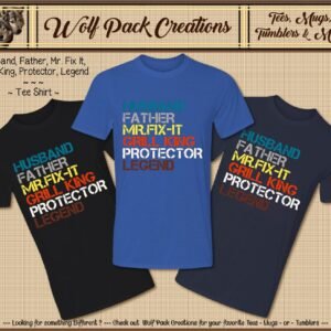 Man's Role on a Short Sleeve T-Shirt