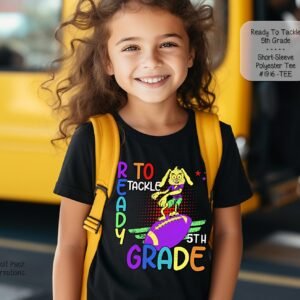 Stylish Youth Short Sleeve Shirt for 5th Grade Students