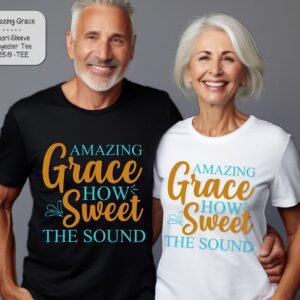 Beautiful Holiday Short Sleeve Shirt: Amazing Grace