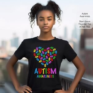 Beautiful Short Sleeve Shirt: for Autism Awareness