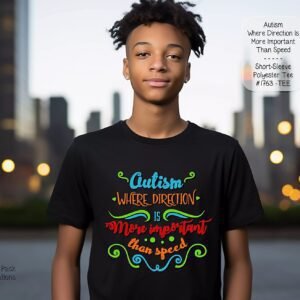 Beautiful Short Sleeve Youth Shirt: Direction More Important than Speed