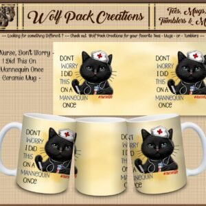 Loveable Cat Nurse Ceramic Mug