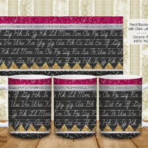 Chalkboard Design Ceramic Coffee Mug: A Perfect Gift for Teachers